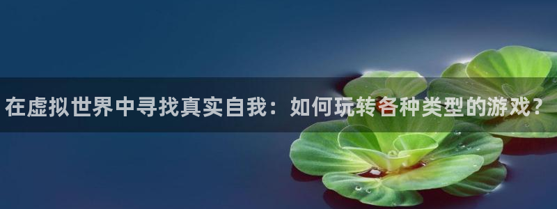 奇亿娱乐在线登录：在虚拟世界中寻找真实自我：如何玩转各种类型